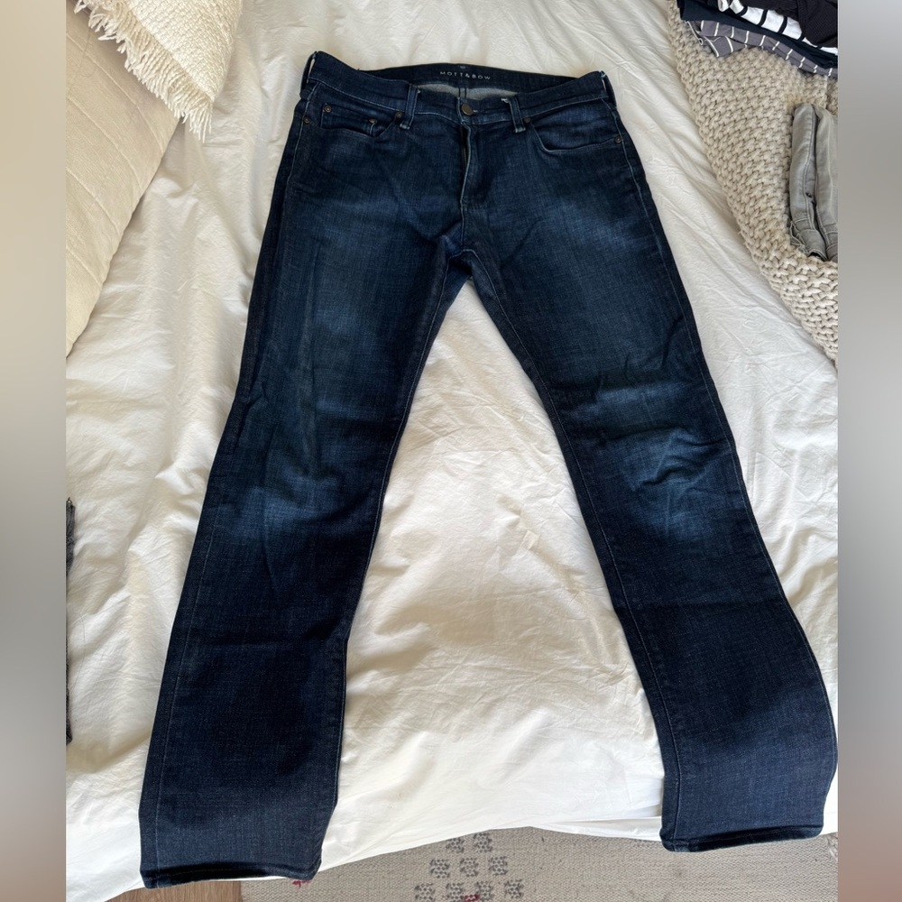 Mott & Bow Men's Dark Blue Jeans